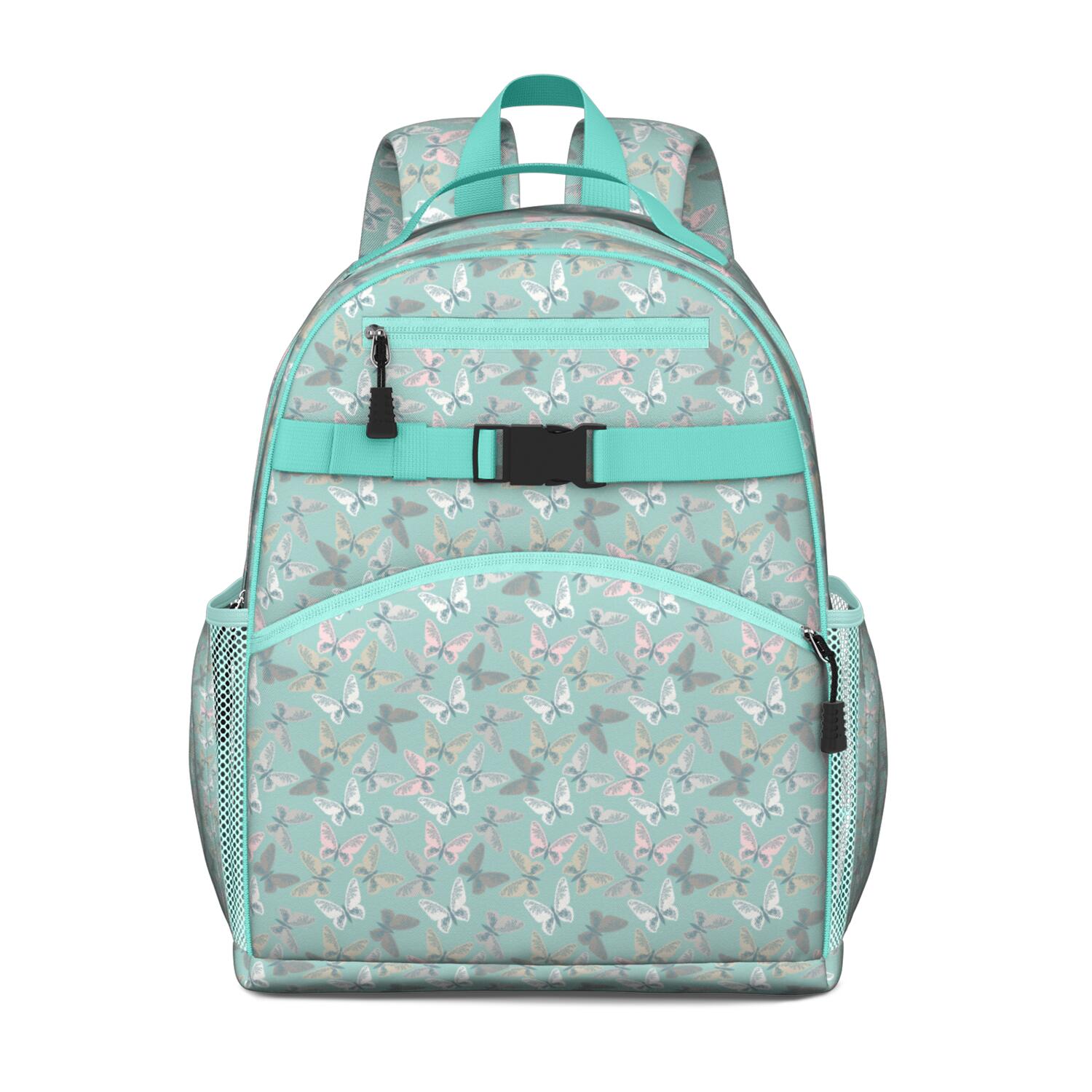 Watercolor Butterfly Print Backpack