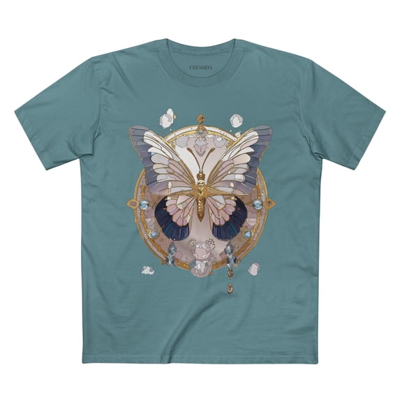Butterfly shirt, Shirt with Butterfly, Tee Shirt with Antique Butterfly