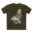 thumbnail image 1 of Butterfly shirt, Shirt with Butterfly, Tee Shirt with Antique Butterfly, 1 of 18