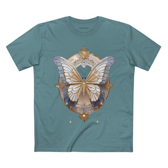 Butterfly shirt, Shirt with Butterfly, Tee Shirt with Antique Butterfly