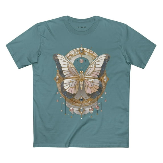 Butterfly shirt, Shirt with Butterfly, Tee Shirt with Antique Butterfly