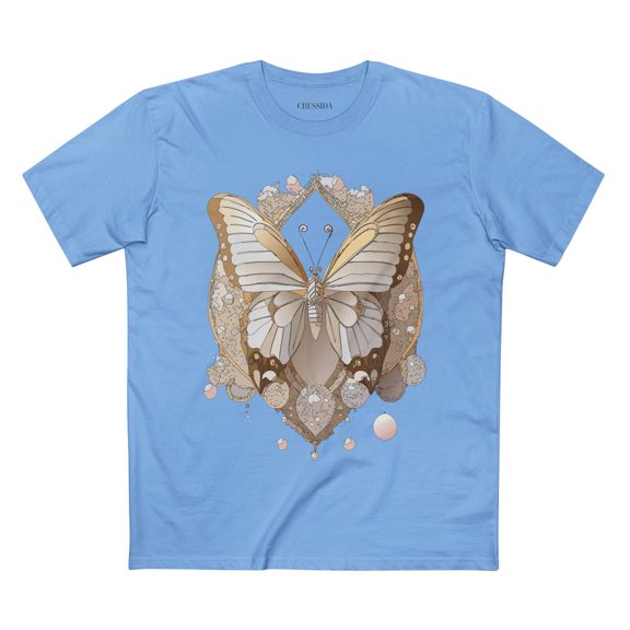 Butterfly shirt, Shirt with Butterfly, Tee Shirt with Antique Butterfly
