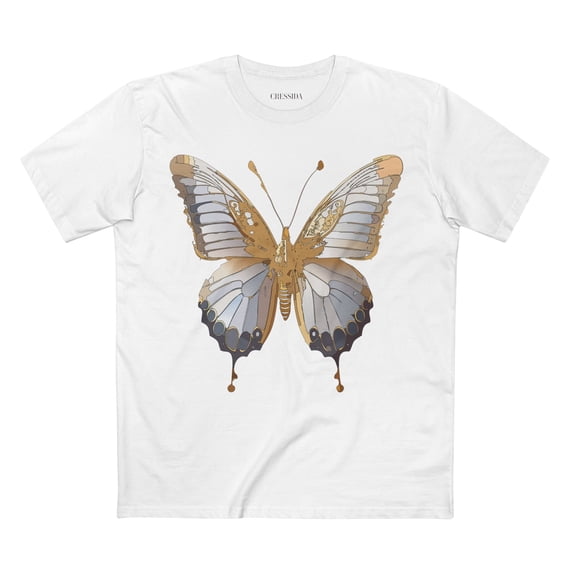 Butterfly shirt, Shirt with Butterfly, Tee Shirt with Antique Butterfly
