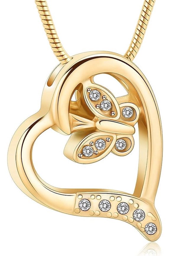 Butterfly urn Necklace for Ashes Urn Necklace for Ashes Necklace for Ashes Cremation Jewelry Ashes Pendant for Women Human Pets