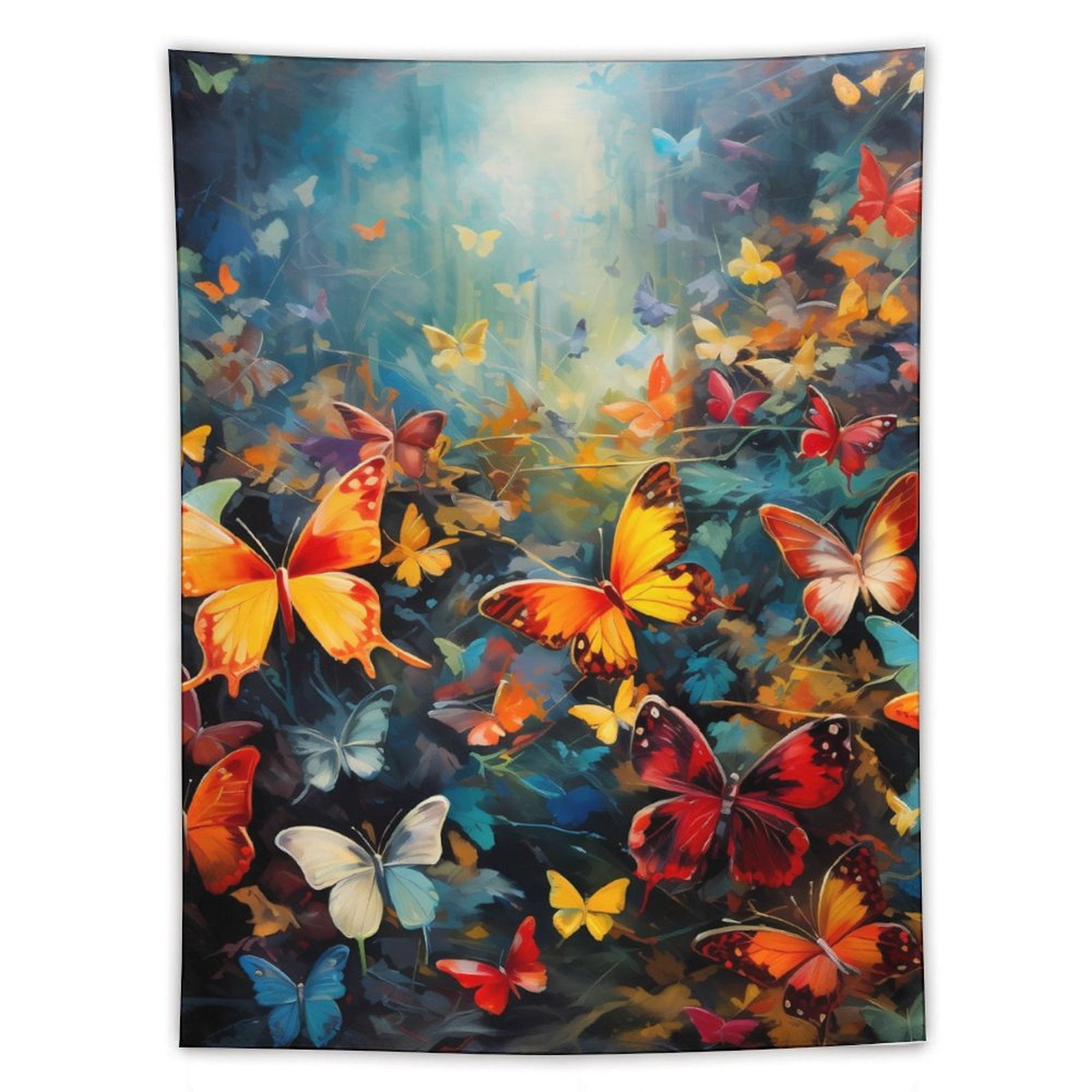 Butterflys 6 Colorful Wall Hanging Bedding Tapestry for Bedroom Home