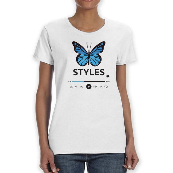 Butterfyl Styles T-Shirt Women -Smartprints Designs, Female 4X-Large