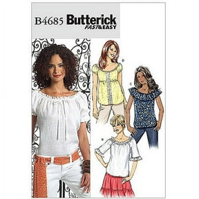 Butterick Ladies Easy Sewing Pattern 4685 Summer Tops