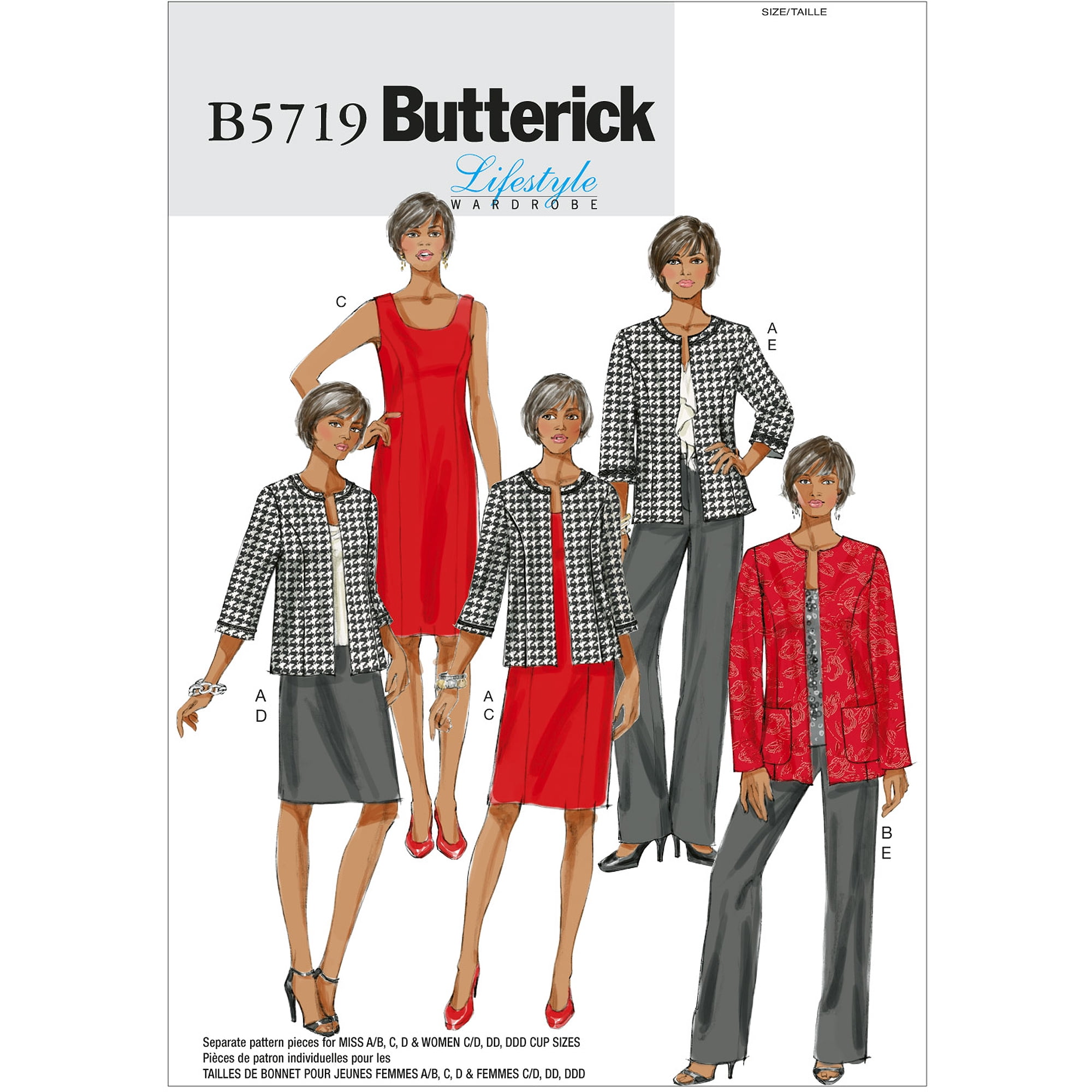 knee length dresses for ladies RH1519 — 1950s Ladies' Suit with Wrapped Skirt and Tailored Jacket sewing  pattern