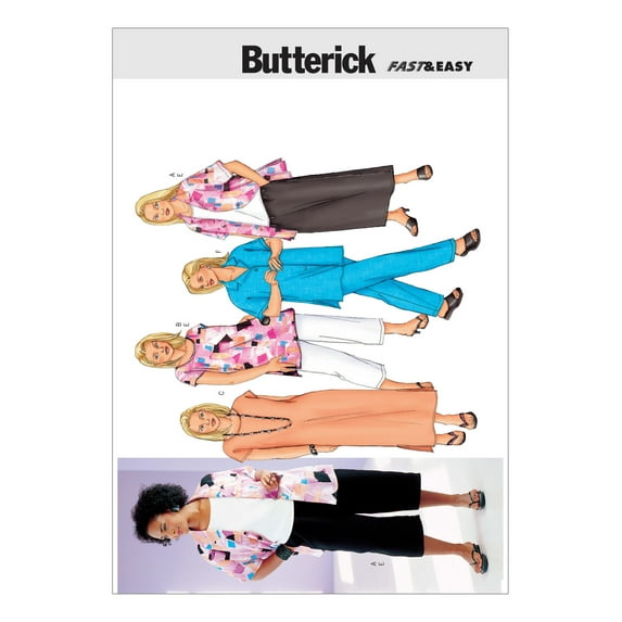 Butterick Ladies Plus Size Easy Sewing Pattern 3039 - Tops & Dress