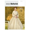 thumbnail image 1 of Butterick Ladies Sewing Pattern 5831 - Historical Dress & Petticoat, 1 of 1