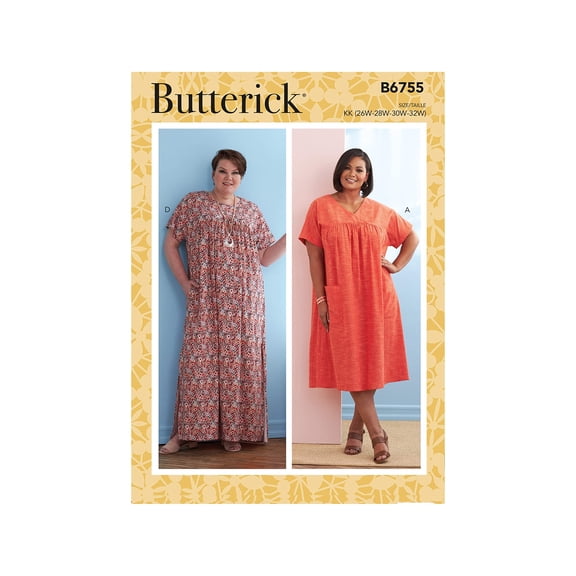Butterick Pattern 18W-20W-22, 18W-20W-22W-24W