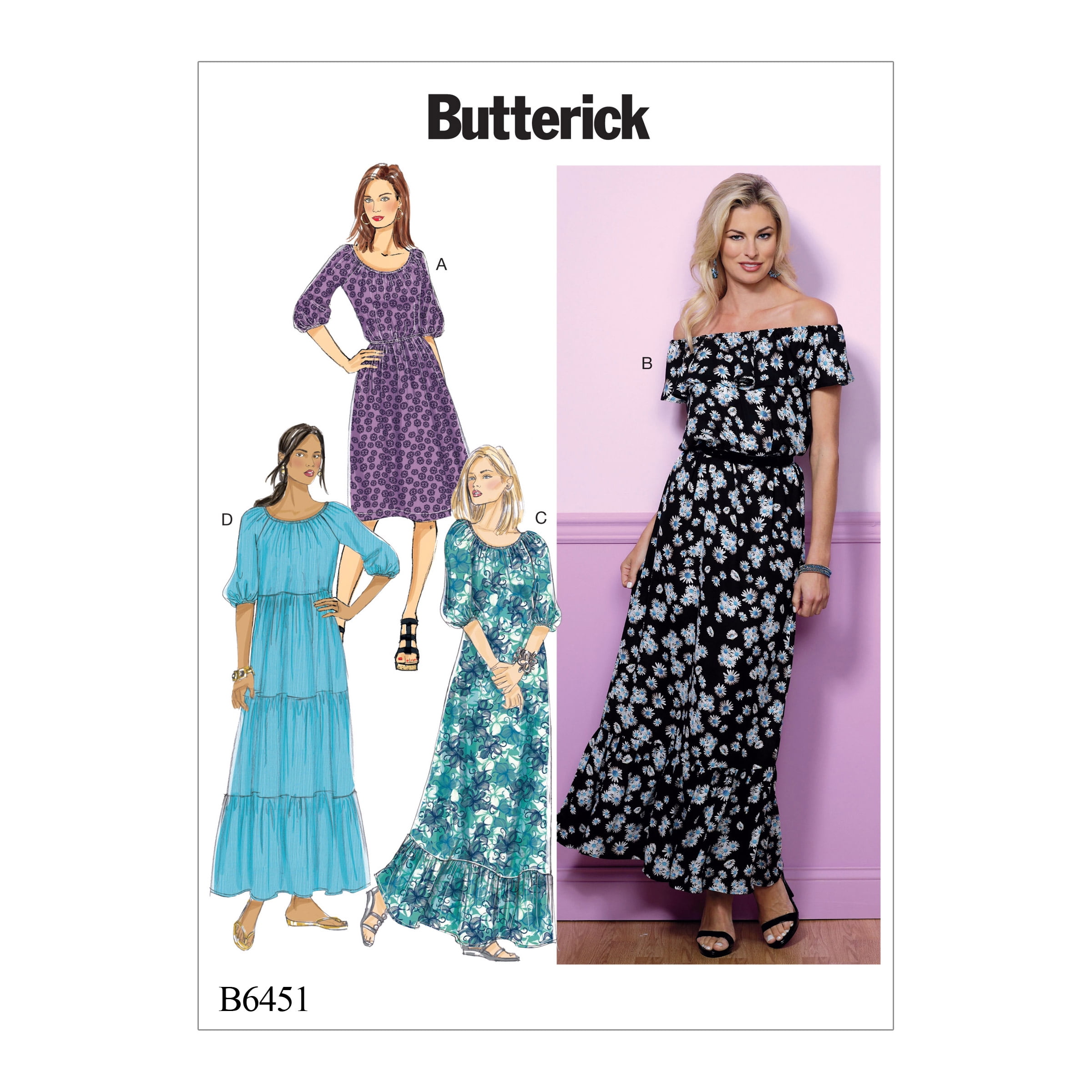 edlyn sequin lace up mermaid formal dress 1960's Butterick One-Piece Shirtwaist Dress Pattern with Scallop Colla –  Backroom Finds main image 1
