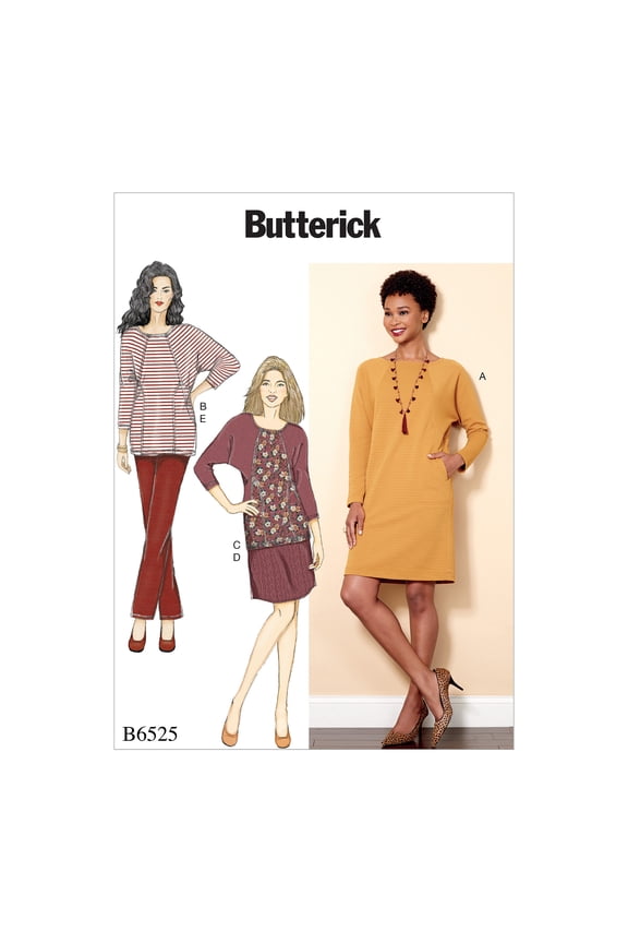 Pattern Misses' Dress, Tunic, Skirt and Pants-LRG-XLG-XXL