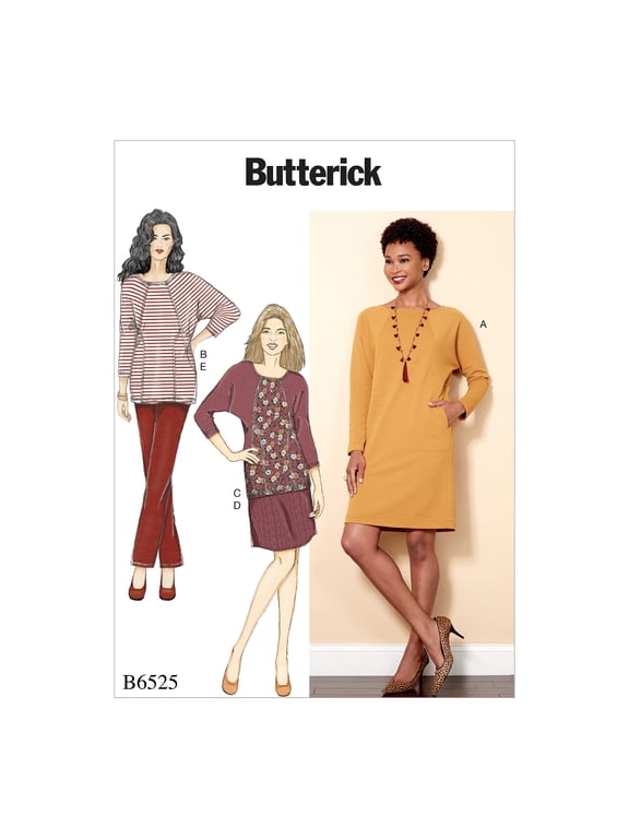 Pattern Misses' Dress, Tunic, Skirt and Pants-LRG-XLG-XXL