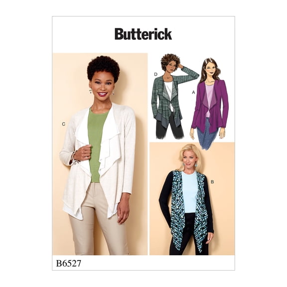 Butterick Pattern Misses' Jacket-XSM-SML-MED