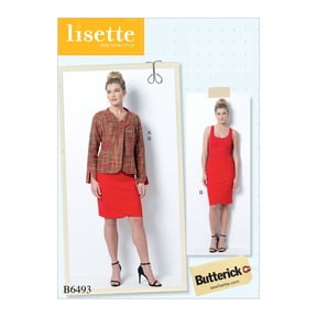 Butterick Pattern Misses' Lined Princess Seamed, Raglan-Sleeve Jacket, and Ski-6-8-10-12-14