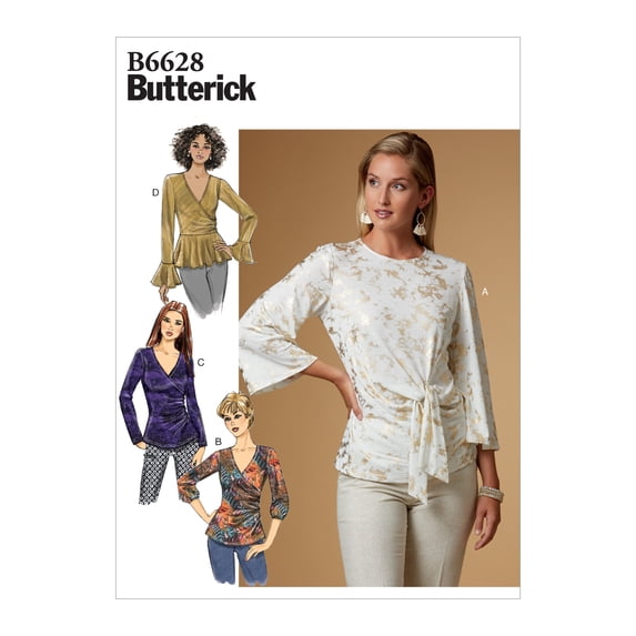 Butterick Pattern Misses' Top Sizes 14-16-18-20-22