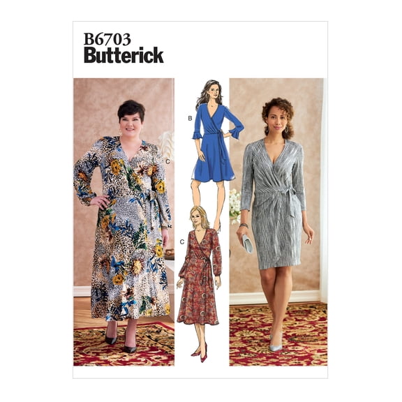 Butterick Pattern: Misses'/Women's Dress Sizes 18W-20W-22W-24W