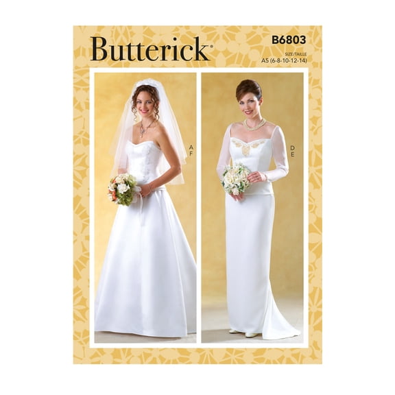 Butterick Sewing Pattern 6803 Tops, Skirts, Dresses