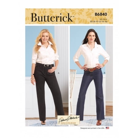 Butterick Sewing Pattern 6840 Trousers RR (18W-20W-22W-24W)