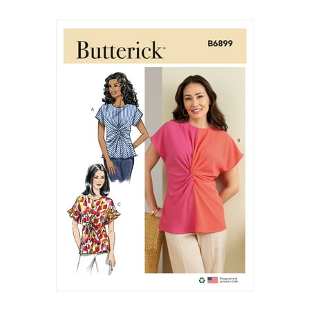 Butterick Sewing Pattern 6899 - Misses' Top, Size: Y5 (18-20-22-24-26)