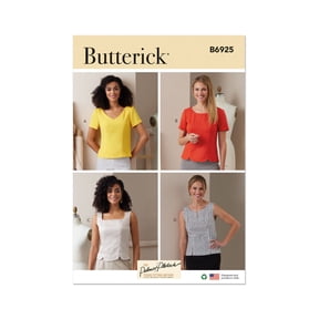 Butterick Sewing Pattern 6925 Tops B5 (8-10-12-14-16)