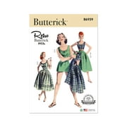 Butterick Sewing Pattern 6939 - Misses' Playsuit, Midriff Blouse, Shorts and Skirt, Size F5 16-18-20-22-24