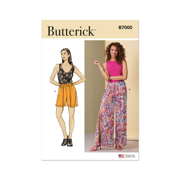 Butterick Sewing Pattern 7000 - Misses' Shorts and Pants, Size: Size: K5 (8-10-12-14-16)