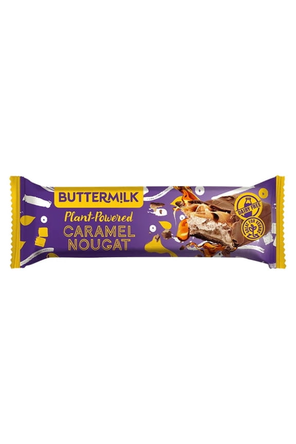 Plant-Based Choccy Bar - Caramel Nougat 50g, Imported from Britain