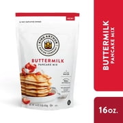 King Arthur Baking Company, Sourced Non-GMO Buttermilk Pancake Mix, 16 oz Resealable Bag