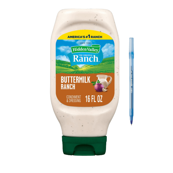 Buttermilk Ranch Dressing Salad Dressing for Quick Meals 16 fl oz