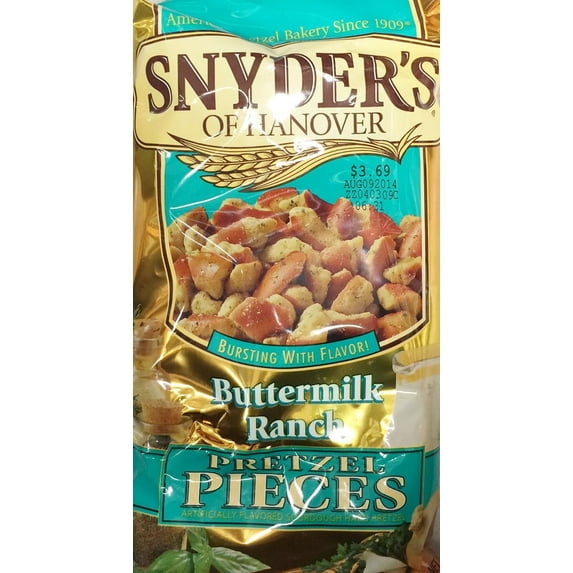 Buttermilk Ranch Pretzel Pieces, 11.25oz Bag (Pack 2)