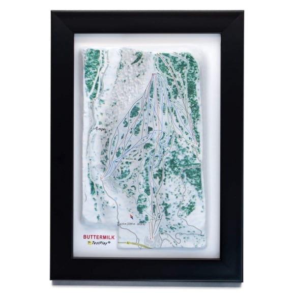 Buttermilk Ski Resort 3D Raised Relief Map