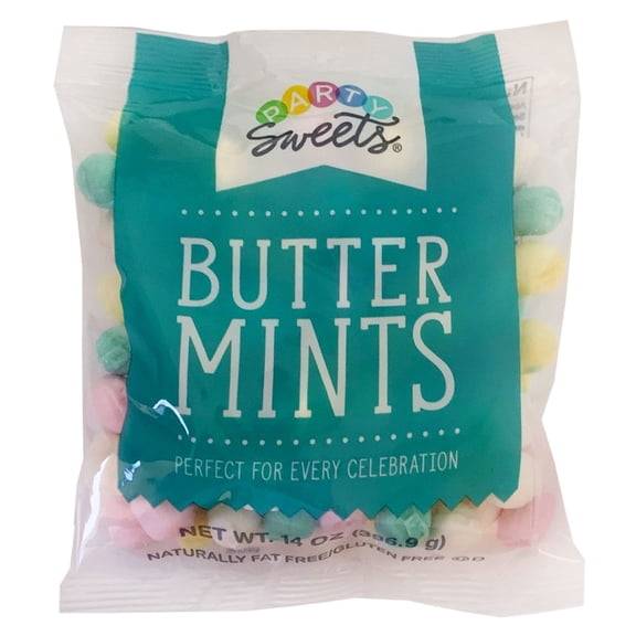 Buttermints 14 Ounce Appx. From Party Sweets Hospitality Mints Assorted Pastel 100 Pieces