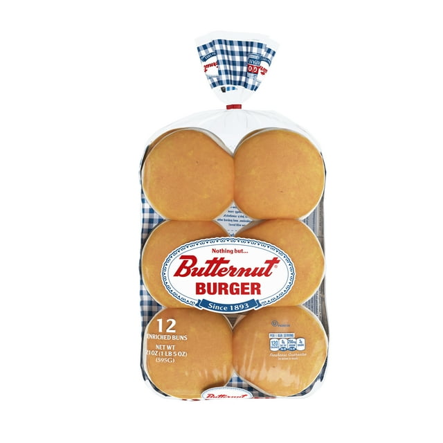 Butternut Bun Hamburger 21oz 12ct