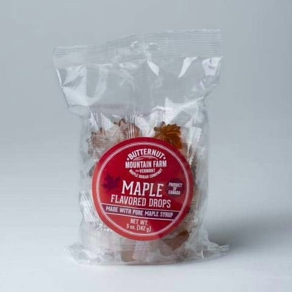 Maple Drops Hard Candies BCF26 5 oz Bag Made with Real Maple Syrup
