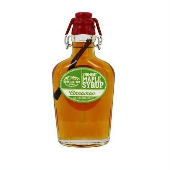 Butternut Mountain Farm Cinnamon Stick Infused Maple Syrup, 8.5 Oz