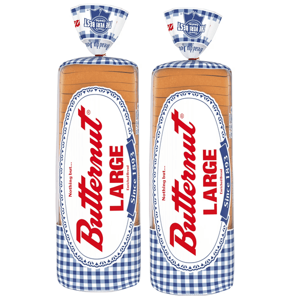 Butternut White Large Bread, 20 oz