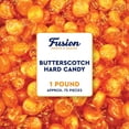 thumbnail image 1 of Butterscotch Hard Candy - 1LB Bag (Approx 75 Pieces) of Individually Wrapped Butter Scotch Bulk Candy, Yellow Butterscotch Discs Are Perfect For Snacks And Parties, 1 of 5