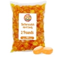 thumbnail image 1 of Butterscotch Hard Candy - 2LB Bag of Individually Wrapped Butter Scotch Bulk Candy, Yellow Butterscotch Discs Are Perfect For Snacks And Parties., 1 of 6