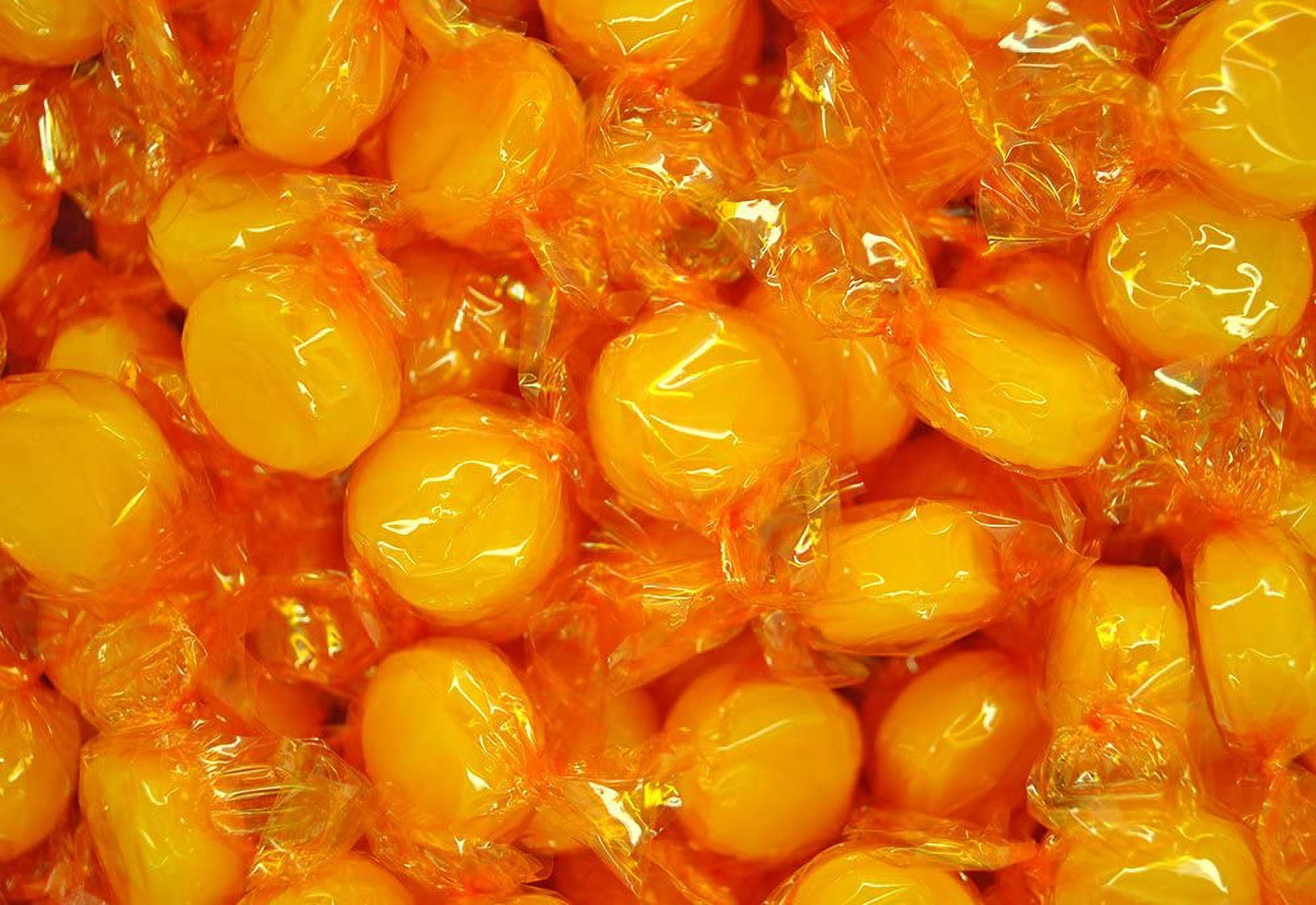 Butterscotch Hard Individually Wrapped Yellow Butterscotch Discs