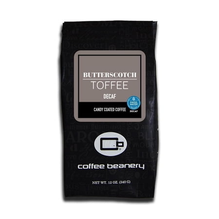Butterscotch Toffee Flavored SWP Decaf Coffee Size: 12oz, Grind: Coarse