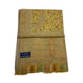 thumbnail image 1 of Butterscotch Yellow Modal Scarf with Kani Prints For Women Exquisite Unique Summer/Spring Collection Lightweight Soft Scarf Shawl Wrap, 1 of 3