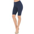 thumbnail image 1 of Buttery Smooth Basic Solid Biker Shorts Navy One Size Regular, 1 of 2