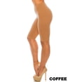 thumbnail image 1 of Buttery Smooth Basic Solid Biker Shorts - USA Fashion Coffee One Size Regular, 1 of 1