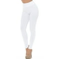 thumbnail image 1 of Buttery Smooth Basic Solid High Waisted Leggings - 3 Inch - EEVEE White One Size Regular, 1 of 1
