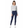 thumbnail image 1 of Buttery Smooth Basic Solid High Waisted Leggings - Plus Size - 5 Inch Waist - 1XL 2XL 3XL - New Mix Navy One Size Plus, 1 of 1