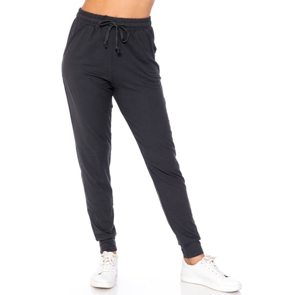 Buttery Smooth Basic Solid Joggers - Plus Size - 1XL 2XL 3XL - New Mix Charcoal 1XL