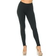 thumbnail image 1 of Buttery Smooth Basic Solid Leggings - EEVEE Black One Size Regular, 1 of 2