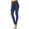 thumbnail image 1 of Buttery Smooth Basic Solid Leggings - EEVEE Navy One Size Regular, 1 of 2